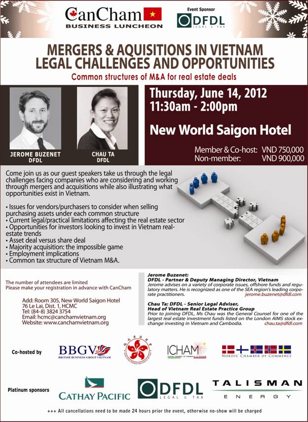 TRG International to sponsor CanCham's business luncheon on M&A