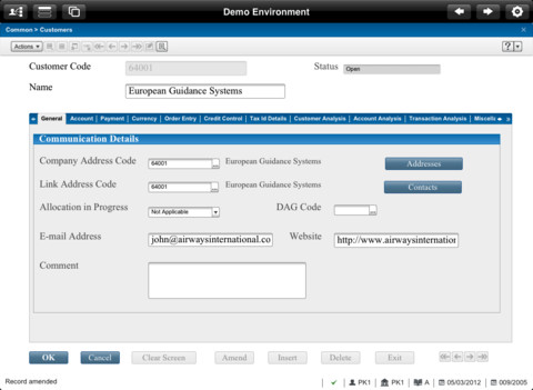 Infor SunSystems Mobile Application Update