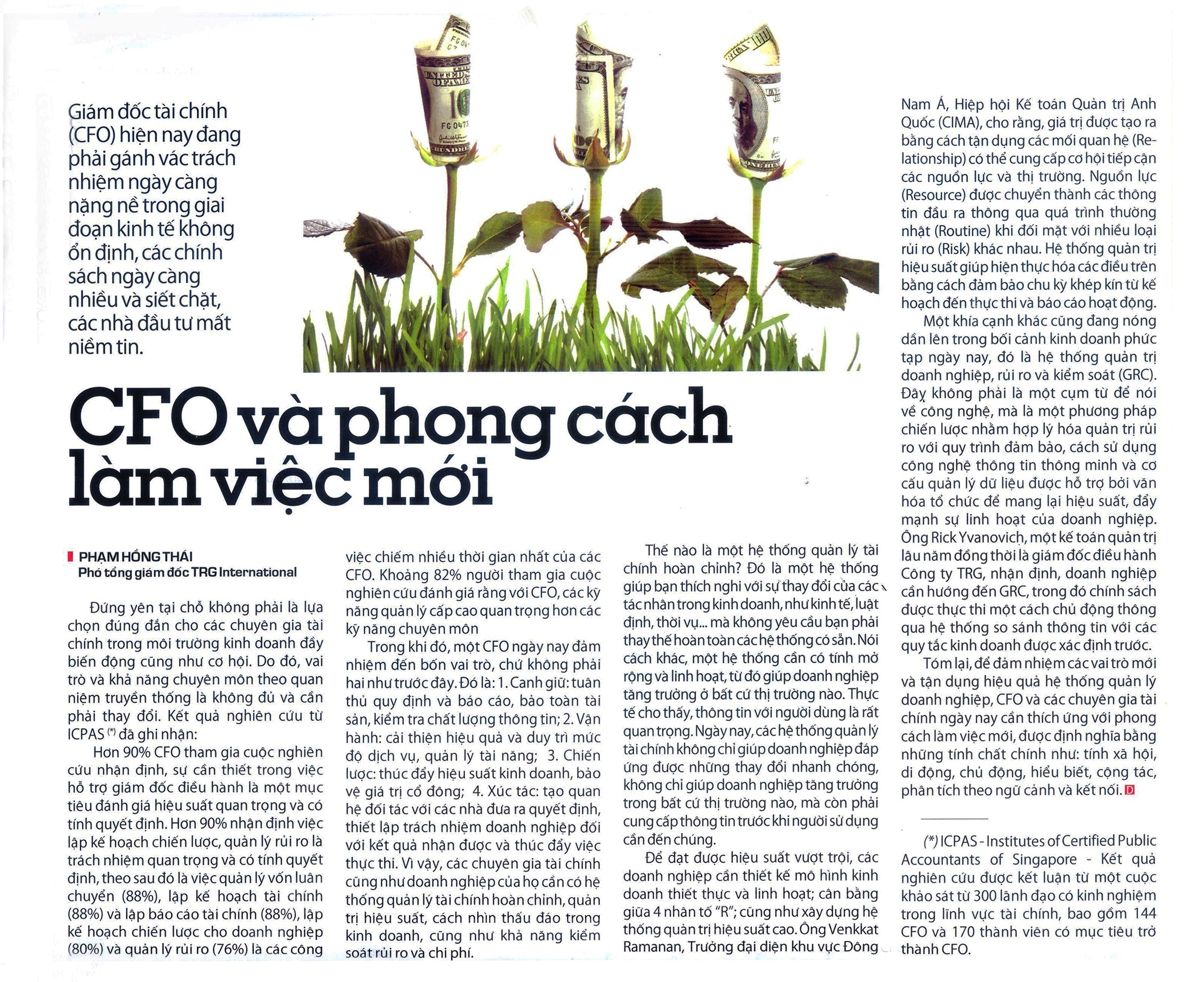 TRG in the press after 