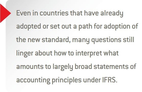 SEA CHANGE:  TRANSITIONING TO IFRS