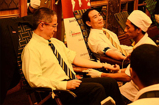 trg international amcham world blood donor day 2012