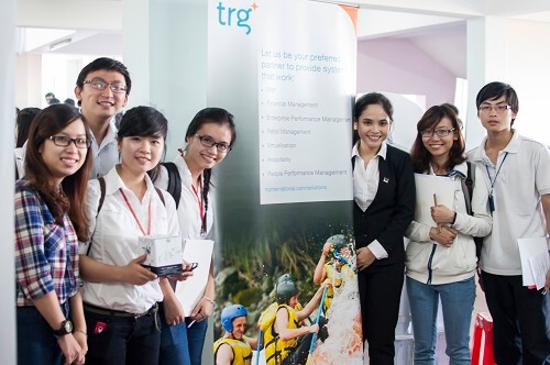 TRG made the first appearance on University of Economy and Law’s Career Day