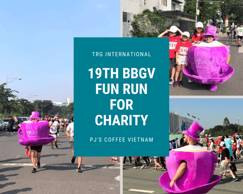 TRG and PJ's Coffee Vietnam at the 19th BBGV Fun Run for Charity