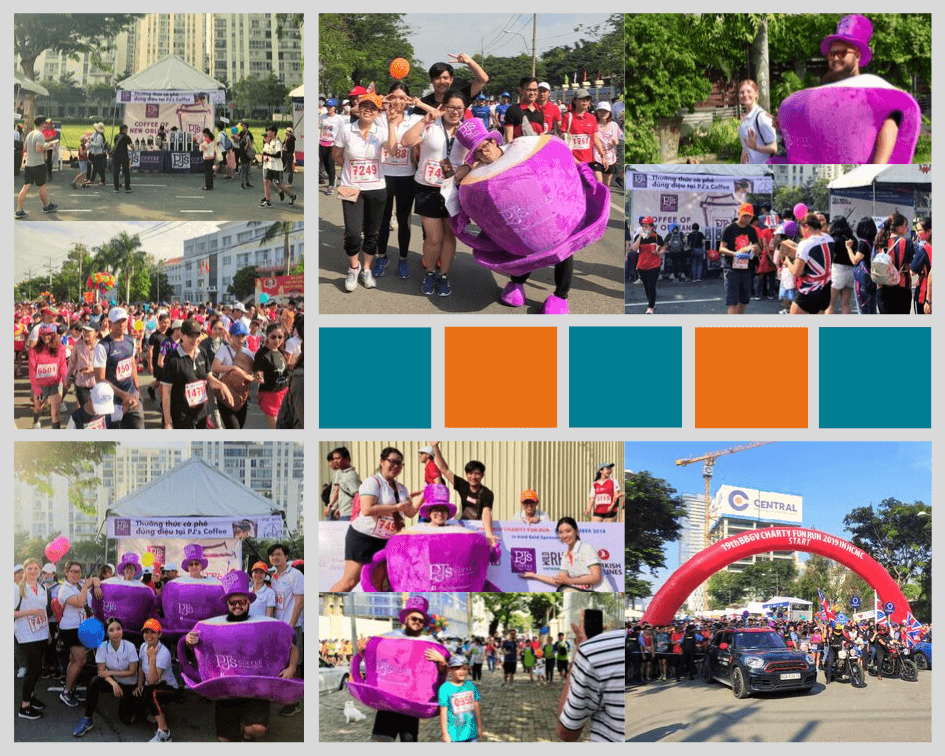 TRG and PJ's Coffee Vietnam at the 19th BBGV Fun Run for Charity