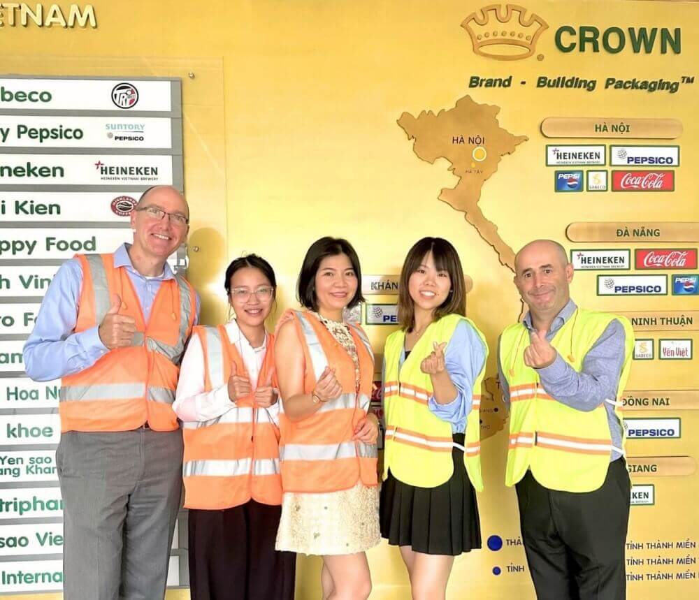 Customer visit - Crown Vietnam