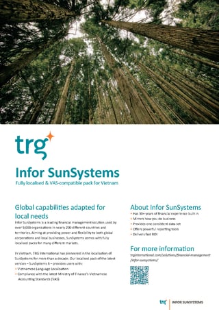 Infor SunSystems VAS Edition
