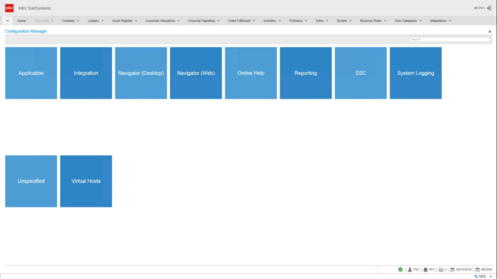 Configuration Manager in SunSystems 6.3