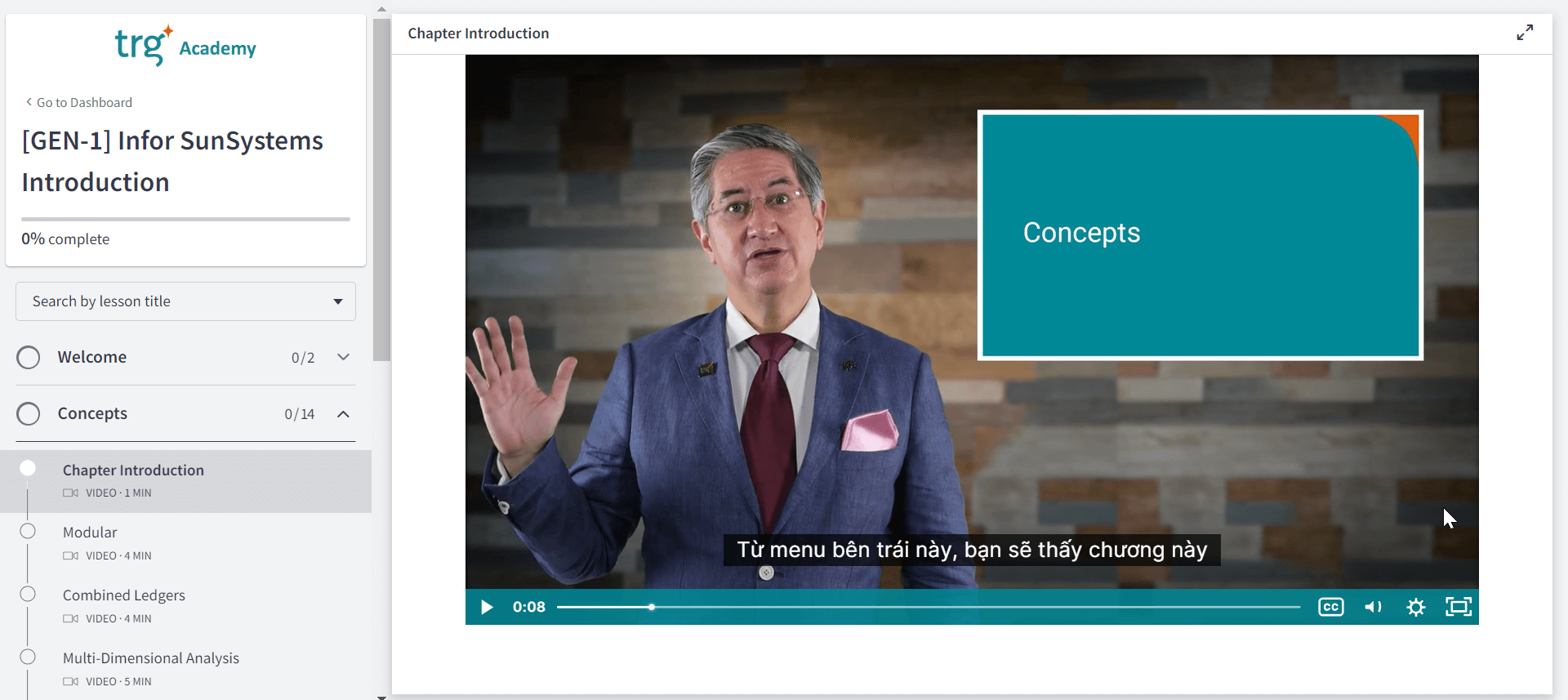 TRG Academy - Vietnamese subtitles