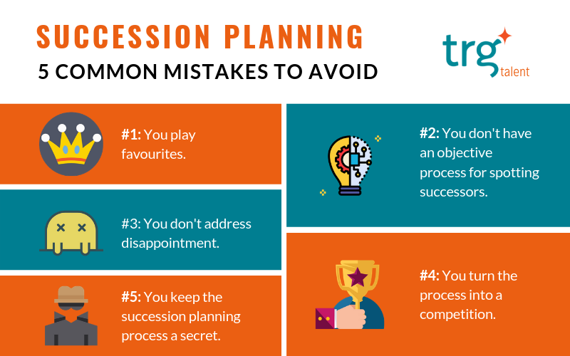 5 common succession planning mistakes