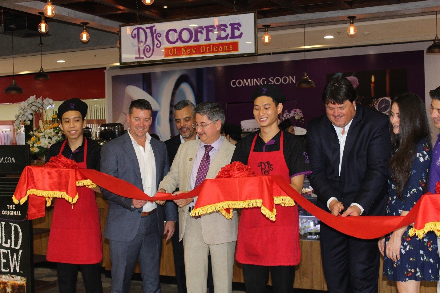 PJ’s Coffee Celebrates Grand Opening with Ribbon-Cutting Ceremony