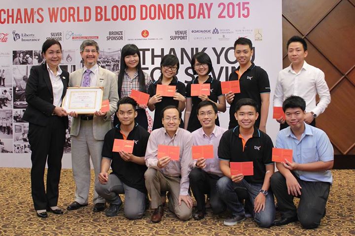TRG Joins AmCham's World Blood Donor Day 2015
