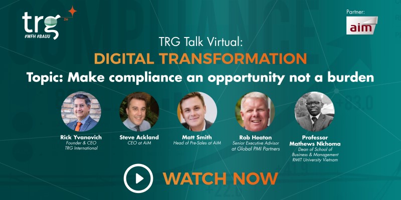 TRG Talk Virtual - Make Compliance an Opportunity, Not a Burden