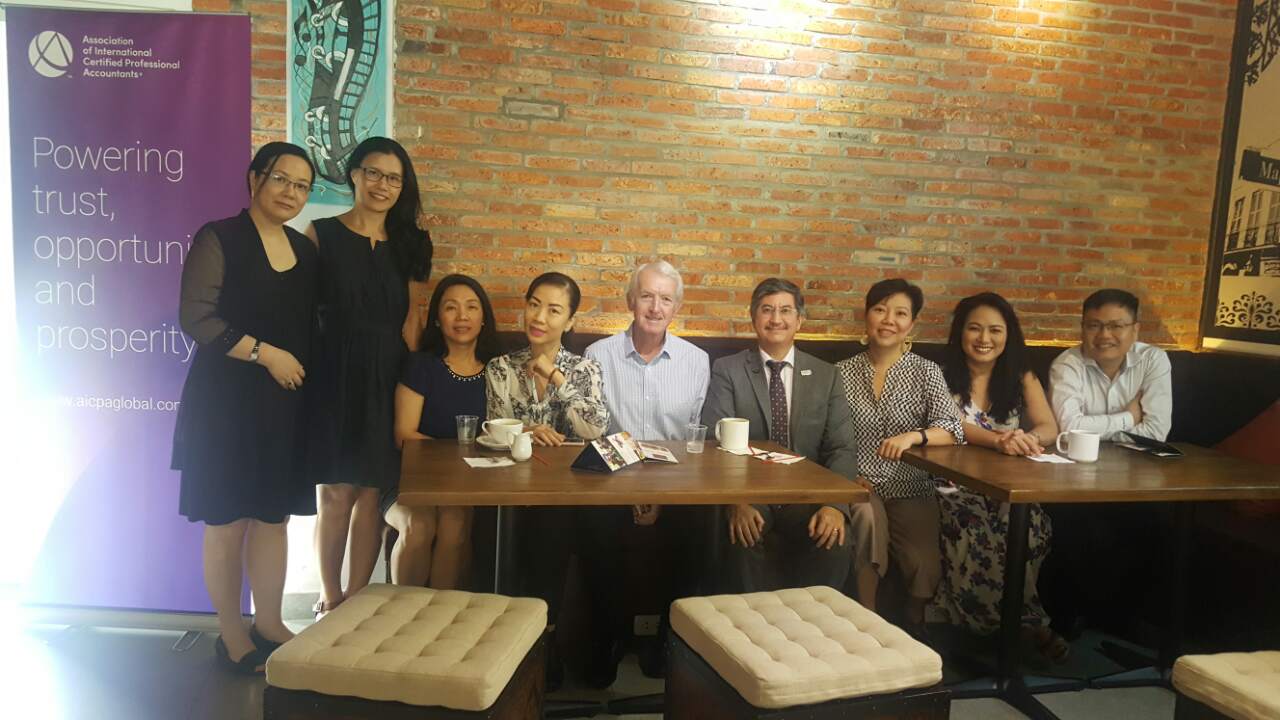 TRG held the first monthly AICPA-CIMA meet-up at PJ's Coffee