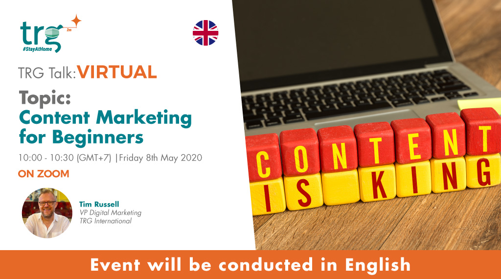 TRG Talk Virtual: Digital Marketing - Content Marketing for Beginners