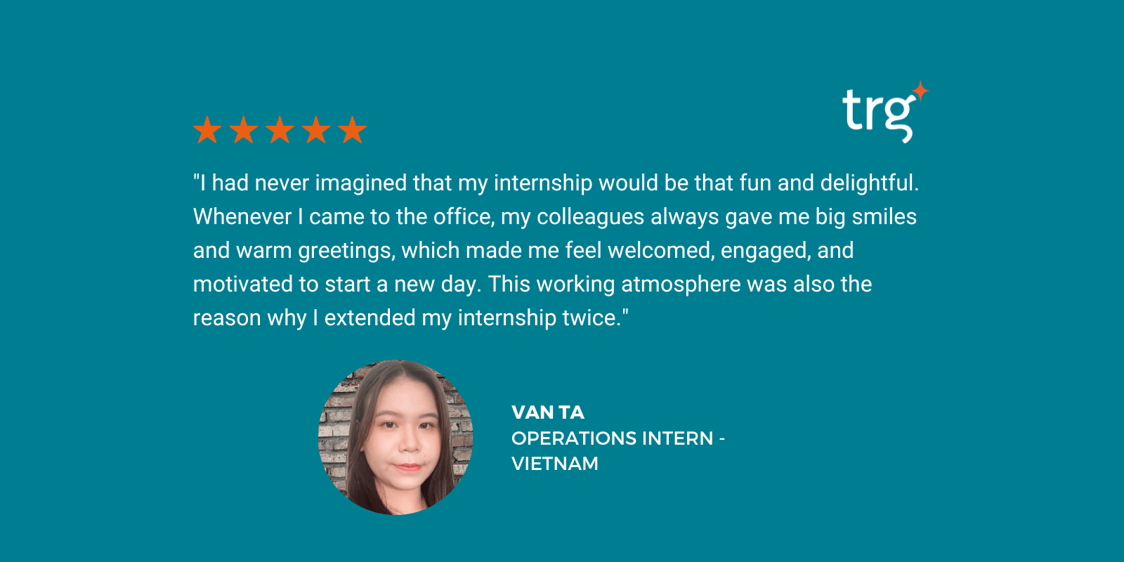 Internship testimonials - Episode 31: I had never imagined the experience to be that fun